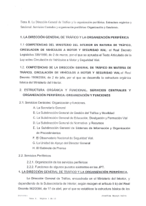 TEMA 2. La Dirección General de Tráfico y la organización