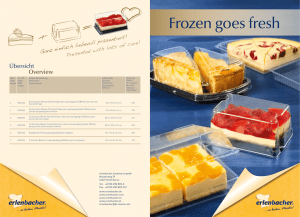 Frozen goes fresh - erlenbacher backwaren