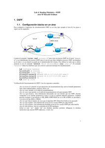 1. OSPF 1.1. Configuración básica en un área - Redes