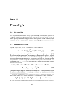 Cosmologıa - Universidad de Granada