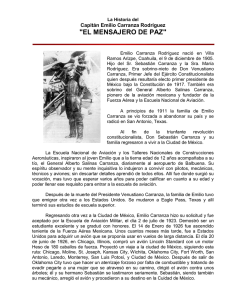 La Historia del Capitán Emilio Carranza Rodríguez