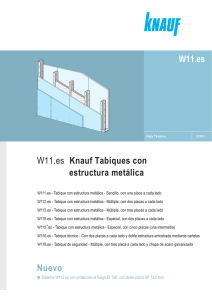 W11.es Tabiques con estructura metálica