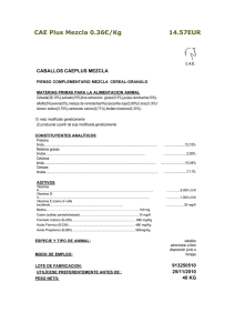 CAE Plus Mezcla 0.36€/Kg 14.57EUR