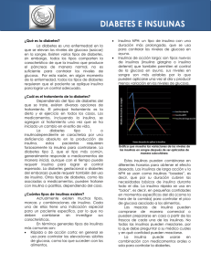 DIABETES E INSULINAS