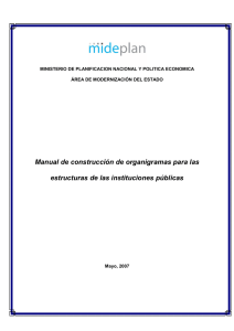 Manual De Construcción De Organigramas Para Las Estructuras De