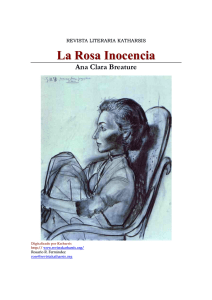 La Rosa Inocencia - Revista literaria Katharsis