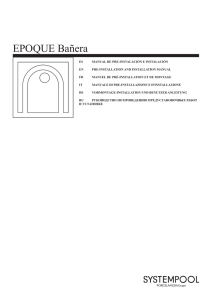EPOQUE Bañera - Pre e Instalacion
