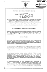 decreto 1342 del 19 de agosto de 2016