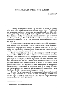 MICHEL FOUCAULT DIALOGA SOBRE EL