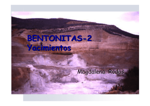 BENTONITAS-2 Yacimientos