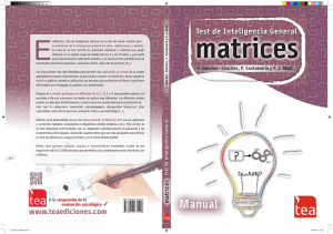 manual del Matrices