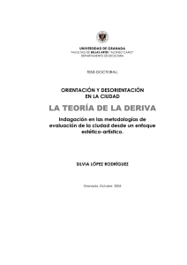 la teoría de la deriva - Universidad de Granada