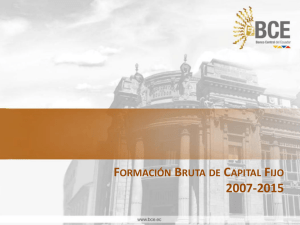 2. Presentación de la Formación Bruta de Capital Fijo Anual FBKF