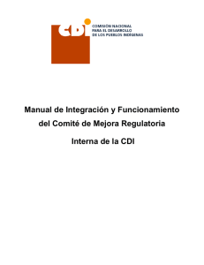 Manual de Integración y Funcionamiento del Comité de Mejora