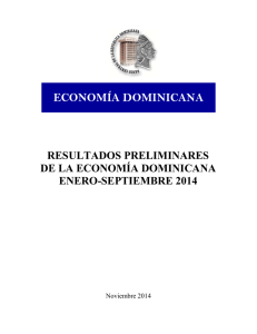 ECONOMÍA DOMINICANA - Banco Central de la República