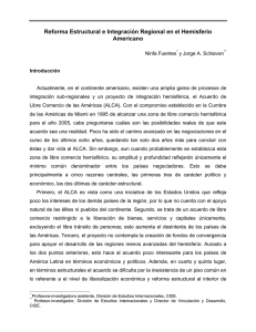 Reforma Estructural e Integración Regional en América Latina