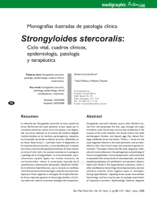 Monografías ilustradas de patología clínica Strongyloides stercoralis