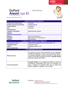 Avaunt® 150 EC Ficha Técnica