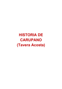 HISTORIA DE CARUPANO (Tavera Acosta)