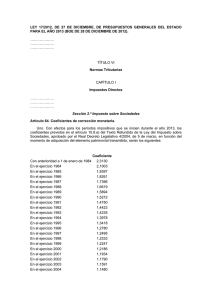 Ley 17/2012 PP.GG.EE. para 2013