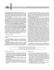 Lista de Verificación (Disponible en PDF).