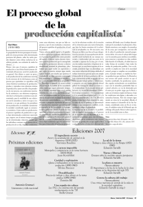 producción capitalista El proceso global de la producción capitalista*