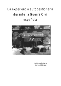 La experiencia autogestionaria durante la Guerra Civil española