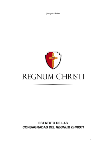 Estatutos de las Consagradas del Regnum Christi