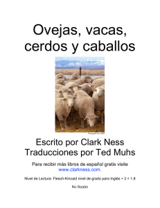 Sheep, Cows, Pigs, and Horses - Spanish