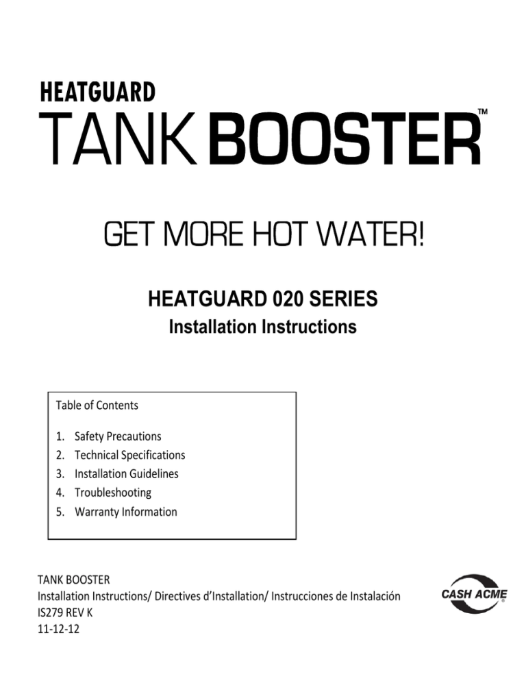 heatguard 020 series