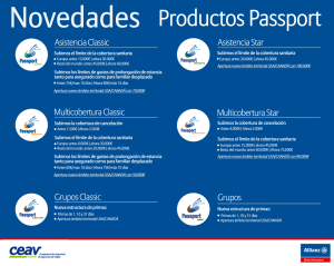 Novedades - Productos Passport