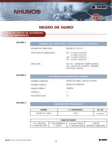 NEGRO DE HUMO - Químicos y Polímeros Corporation SA de CV