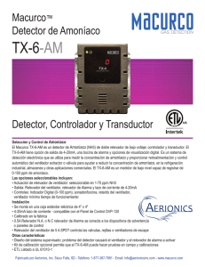 TX-6-AM Spanish Data Sheet 03-20-2014W