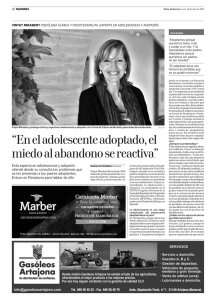 “En el adolescente adoptado, el miedo al abandono se reactiva”