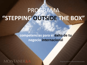 Stepping outside the box