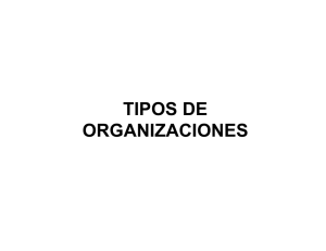 TIPOS DE ORGANIZACIONES
