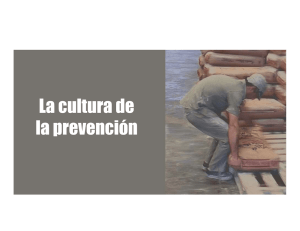 La cultura de la prevención