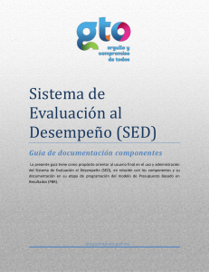 Sistema de Evaluación al Desempeño (SED)
