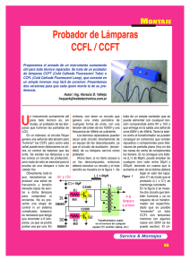 Probador de Lámparas CCFL / CCFT