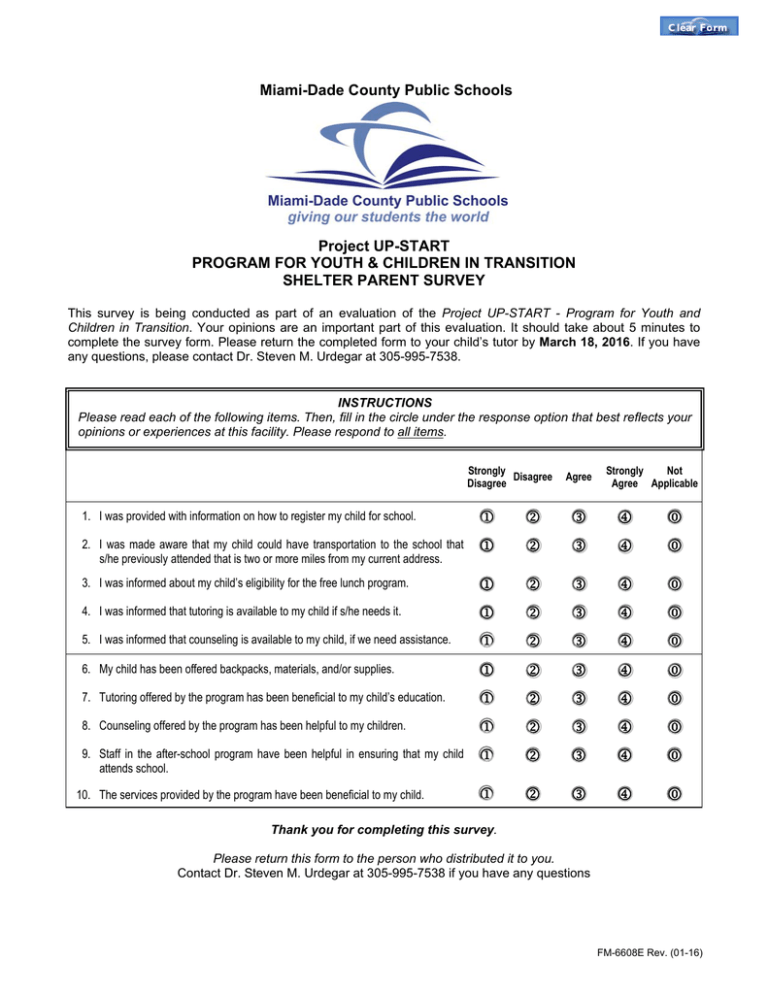 MIAMI DADE COUNTY PUBLIC SCHOOLS