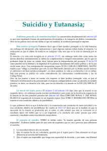 Suicidio y Eutanasia