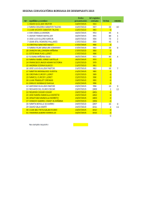 segona convocatoria bor55asa de desempleats 2015