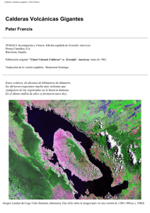 Calderas volcánicas gigantes - Peter Francis