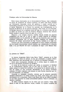 122 Trabajos sobre la Universidad de Huesca La pintura de "Malú".