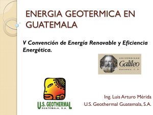 ENERGIA GEOTERMICA EN GUATEMALA