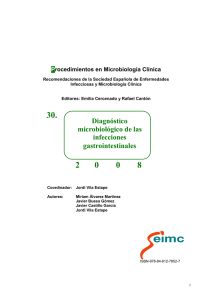 Diagnóstico microbiológico de las infecciones