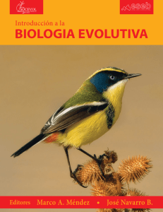 Introducción a la Biología Evolutiva
