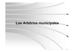 Los Arbitrios municipales