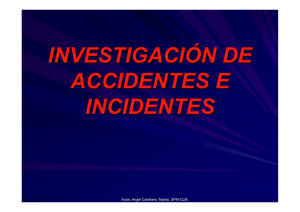 investigación de accidentes e incidentes