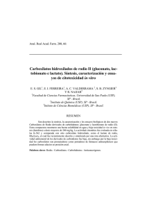 Carboxilatos hidroxilados de rodio II (gluconato, lac